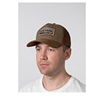 Бейсболка STETSON арт. 7751501 TRUCKER CAP COTTON LINEN STRIPE (оливковый / коричневый)